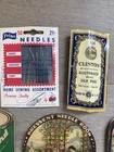 Vintage Unique Lot Of 17 Sewing Needle   Pin Packages  Advertising  Singer