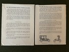 2 Vintage Mccalls Kaumagraph Transfer Patterns Leaflets Old Timer Cars 1636   37