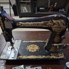 Singer Sphinx Antique Sewing Machine Black Gold Ornate Pre-1930 Serial B730435
