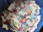 400 Used Older  Stamps Off Paper