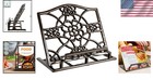 Cast Iron Cookbook Stand Heavy-duty Recipe Book Holder Vintage Kitchen Decor