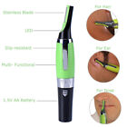Men   s Nose Ear Face Neck Eyebrow Hair Mustache Beard Trimmer Shaver Clipper Hot
