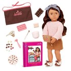 Our Generation Coco Posable 18  Baking Doll   Storybook