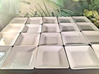 Usa Vtg American Airlines First Class Lot 20 Dester Ceramic Side Plate 73di111 A