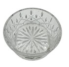 Rare 8  Vintage Bohemia Czech Cut To Clear Crystal  Bowl  Centerpiece