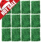 12pcs 24x16  Artificial Boxwood Mat Wall Hedge Decor Privacy Fence Panel Grass
