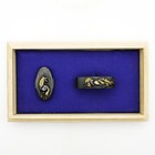 Fuchi And Kashira Horse Japanese Antique Sword Fitting Samurai Katana Wakizashi