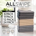 Allswipe Multi-purpose Microfiber Towels - 12 Pack For Car Detailing   Cleaning