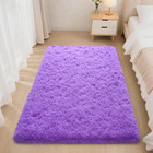 2x3 Rugs For Bedroom  Fluffy Area Rugs For Living Room  Soft Shag Kids Rug Small