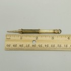 Antique Mechanical Retractable Propelling Pencil Gold Filled Engraved Gertie