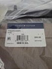 Tommy Hilfiger Th Flex Mens Dress Pants Solid Tan Flat Front 36 Regular Nwt
