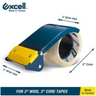 Excell Anti-backflow Handheld Tape Dispenser For 3  Tape 3  Core Heavy Duty