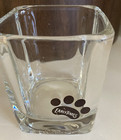 Vintage 1989  Early Times  Kentucky Whiskey Clear Square Glass
