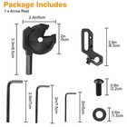 Adjustable Archery Brush Arrow Rest Left Right Hand Compound Recurve Bow Hunting
