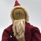 Primitive Grungy Folk Art Santa Claus Doll Rustic Christmas Holiday Decor 26   