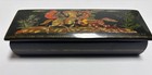 Vintage Russian Palekh Lacquer Box Hand Painted Folklore Scene Signed 3