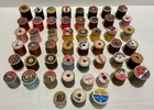 51 Vtg Colorful Sewing Thread Wood Spools Crafts Display