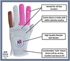 Shocker Golf Glove W-magnetic Ball Marker Men s Adult Funny Gag Gift God Father