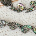 Vintage Sterling Silver Salazar Taxco Abalone Necklace   Bracelet Set