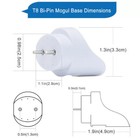 4-100pack T8 Led Tube Light 4ft 22w Dual-ended Power Bypass Ballast Cover Milky
