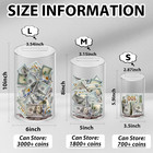 Clear Acrylic Piggy Bank Must Break To Open Unopenable Money Saving Box