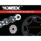 Vortex Sprocket chain Kit Black With Steel Rear Sprocket Ck6465