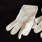 Vintage Toddler Gloves Little Girl Knit Gloves Winter Mittens Snowman Clips