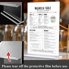 Arrobust Acrylic Sign Holder 8 5 X 11  Double Sided Clear Acrylic Display Tab   