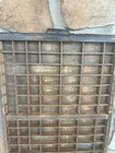 Antique Vintage Wooden Printers Drawer Hamilton Letterpress Shadow Box Tj9