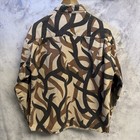 Vintage Asat Camo Bdu Style Button Up Field Shirt Jacket Mens Large Hunting Usa