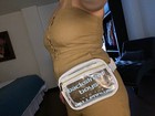 Backstreet Boys White Crossbody  Waist Bag Sphere Vegas Concert  Free Shipping 