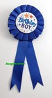 Birthday Girl Boy Award Ribbon Rosette Badge Pin Children Birthday Honour Badge 