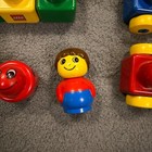 Vtg Lego Dulpo Primo Baby Building Blocks 22 Piece Lot Figure Elephant Figure
