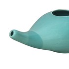 Ceramic Neti Pot 250ml Nasal Rinse Sinus Flush With Salt Sachets