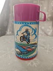 Vintage 1974 Aladdin Industries Evel Knievel Thermos Bottle 8oz Read