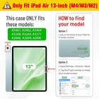 Bluetooth Keyboard Case For Ipad Air 13-inch M4 m3 m2  2026 2025 2024  Tpu Cover