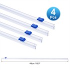 4pcs Plastic Wrap Cutter  19in Plastic Wrap Slide Cutter Snap Card Slot  Blue
