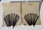 Vtg Retro Colorful Hand Painted Hair Bobby Pins Qty  12 Pair  24  Made In Korea