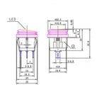 Round Rocker Switch On-off 2 3 Pin 2 Position Led Illuminated Waterproof Kcd1