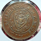 1910 Sacramento  Calif  Knights Of Pythias Onward Lodge No 106 Token 36mm Sp3072