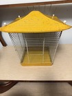 Vintage Mid-century Modern Yellow Birdhouse