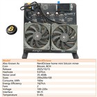New Bitaxe Nerdoctaxe Dual Fans Air Cooling 9 6th s 160w  Bitcoin Home Miner