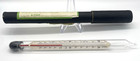 Vintage Taylor Floating Dairy Thermometer Made In Usa 8 75  Long Original Glass