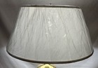 Nos Morlee Lampshade Co Off White Linen Fabric Empire Lamp Shade 17 25 d Usa