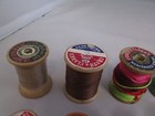 13 Vintage Wood Spools Thread Corticelli Coats   Clarks J   P Coats Lily