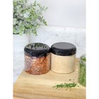 16oz Clear Plastic Jars W  Domed Lids 6pk Bpa Free Pet Stackable Straight Sided