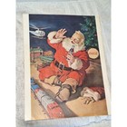 Vintage 1950s Coca-cola Magazine Ad Lot Santa Christmas Coke Advertising Genuine