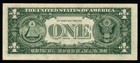 1974  1 Insufficient Ink Overprint Error Federal Reserve Note    Au    Unc 