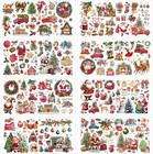 Christmas Rub On Transfer For Crafts - 8 Sheets Vintage Christmas Transfer St   