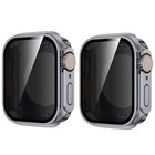 2-packs Hard Pc Anti-peep Watch Case For Apple Watch Series 11 10 9 8 7 Se Cover
